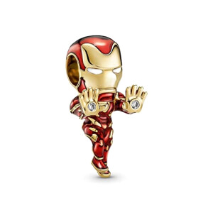 Pendentif Iron man - Avengers - or plaqué or